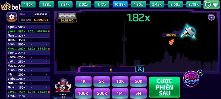 Game Nhanh Aviator Tại VaoBet Đấu Trường Bay Cao Chinh Phục Phần Thưởng Khổng Lồ Hiện Nay