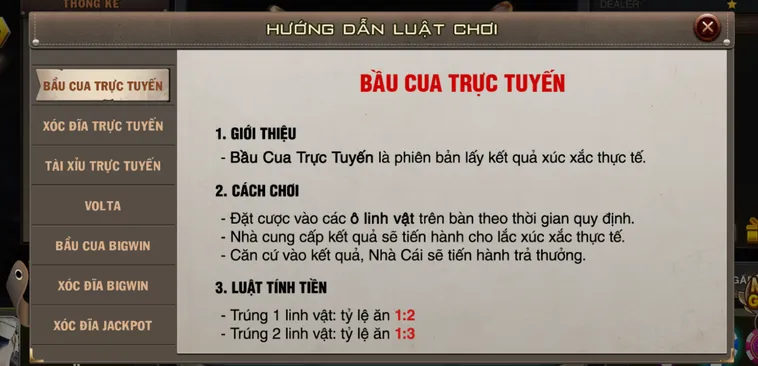 Bầu Cua Live Tại VaoBet Đấu Trường Giải Trí Đỉnh Cao Hấp Dẫn Nhất Hiện Nay
