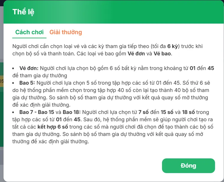Hướng Dẫn Cách Chơi Mega 645 Tại VaoBet Chinh Phục Jackpot Khủng