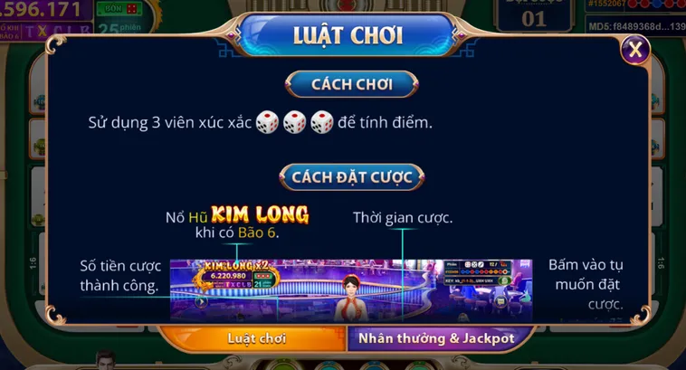Hướng Dẫn Cách Chơi Table Game Sicbo Ngũ Long Tại VaoBet Chinh Phục Thắng Lợi