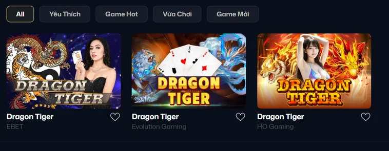 Hướng Dẫn Chơi Dragon Tiger Tại VaoBet Chinh Phục Bàn Cược Đẳng Cấp Nhất Hiện Nay