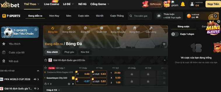 Thể Thao T Sports Tại VaoBet Đấu Trường Cá Cược Đỉnh Cao Cho Mọi Game Thủ
