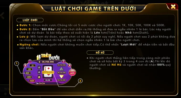Game Nhanh Trên Dưới Tại VaoBet Đấu Trường Đoán Định Vận May Đỉnh Cao Hiện Nay