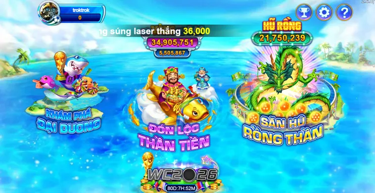 Bắn Cá Tỷ Phú Đại Dương Tại VaoBet Chinh Phục Kho Báu Thần Kỳ Nhận Quà Khủng
